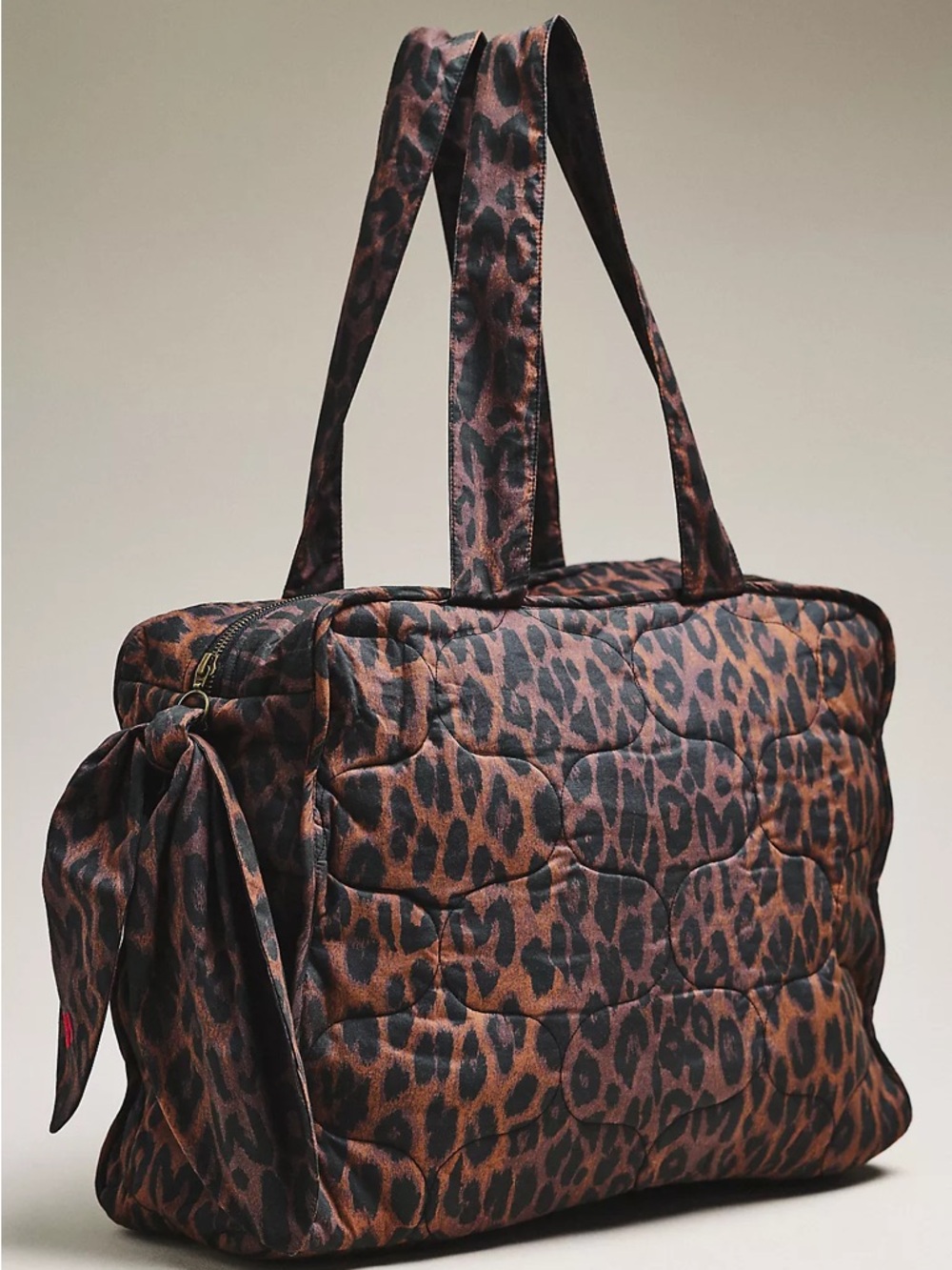 NWT Damson Madder Quilted Leopard Tote